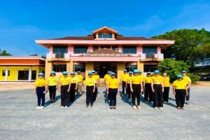 ร่วมทำความสะอาดอาคารสถานที่ที่ทำการองค์การบริหารส่วนตำบลสวนแตง