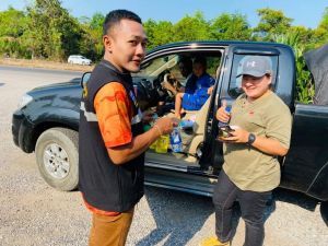จัดตั้งจุดบริการประชาชนในการอำนวยความสะดวกให้แก่ประชาชนผู้ใช้รถใช้ถนน ในช่วงเทศกาลสงกรานต์ พ.ศ. 2567